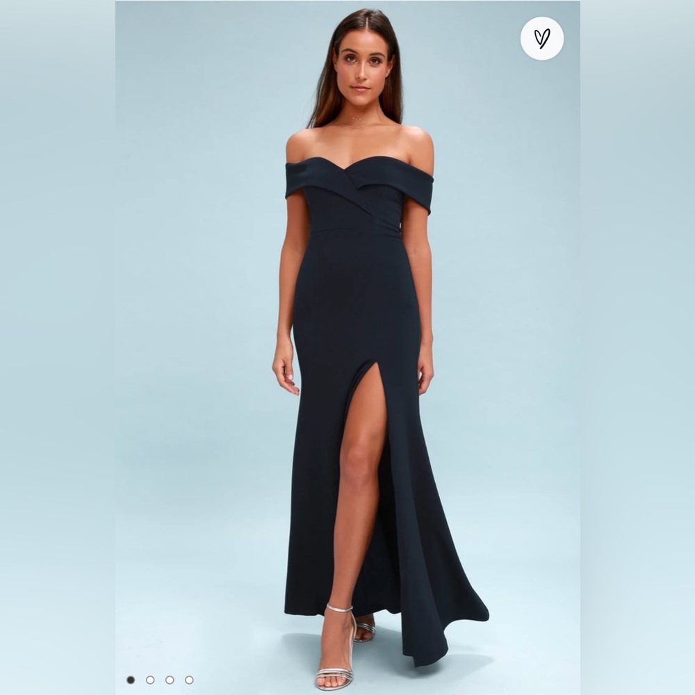 Maxi Navy Dress Lulus